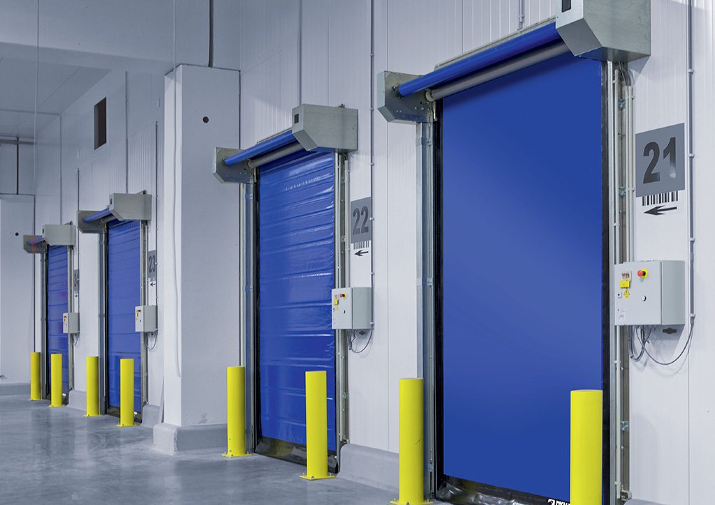 Portes rapides souples série F pour chambre froide