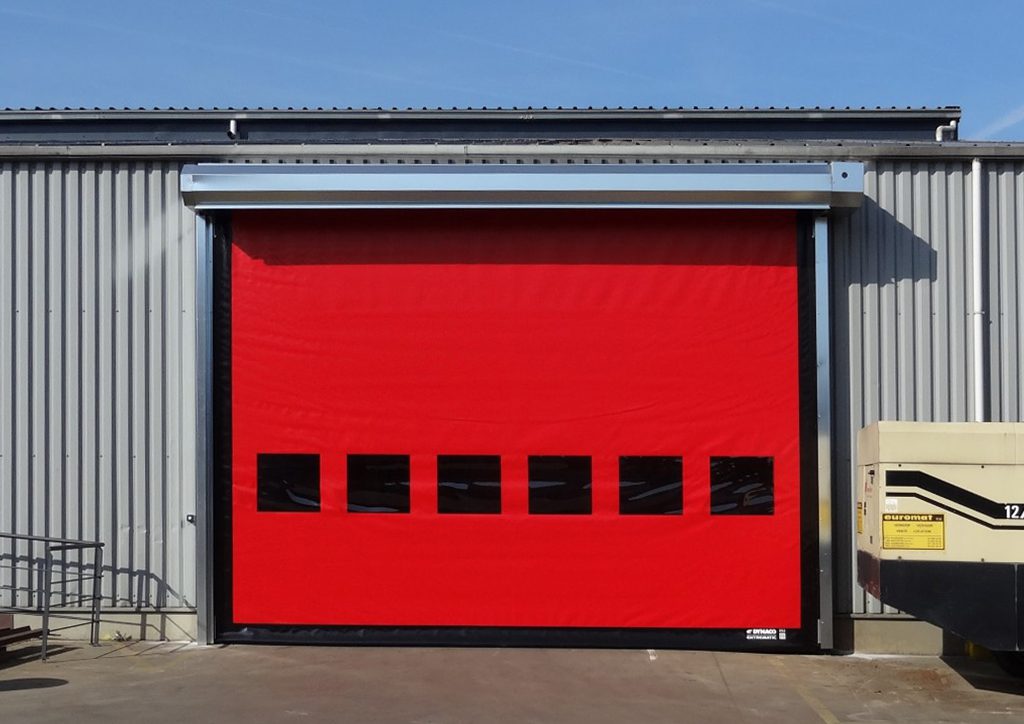 Portes rapides souples en façade