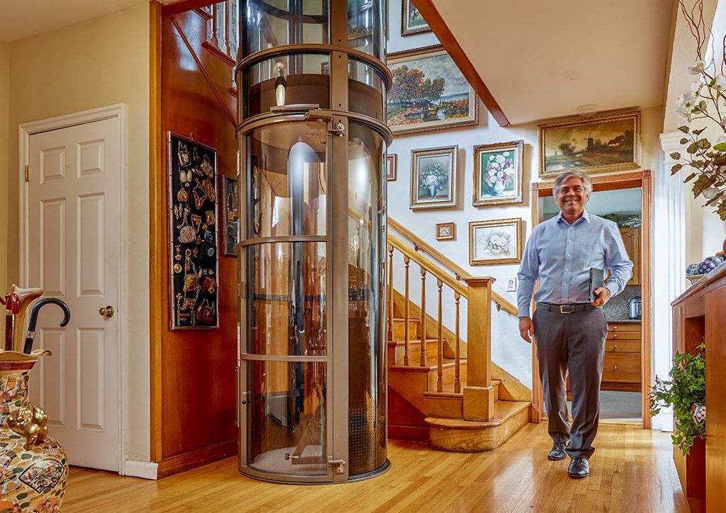 Ascenseurs domestiques à vide pneumatique PVE également pour personnes à mobilité réduite